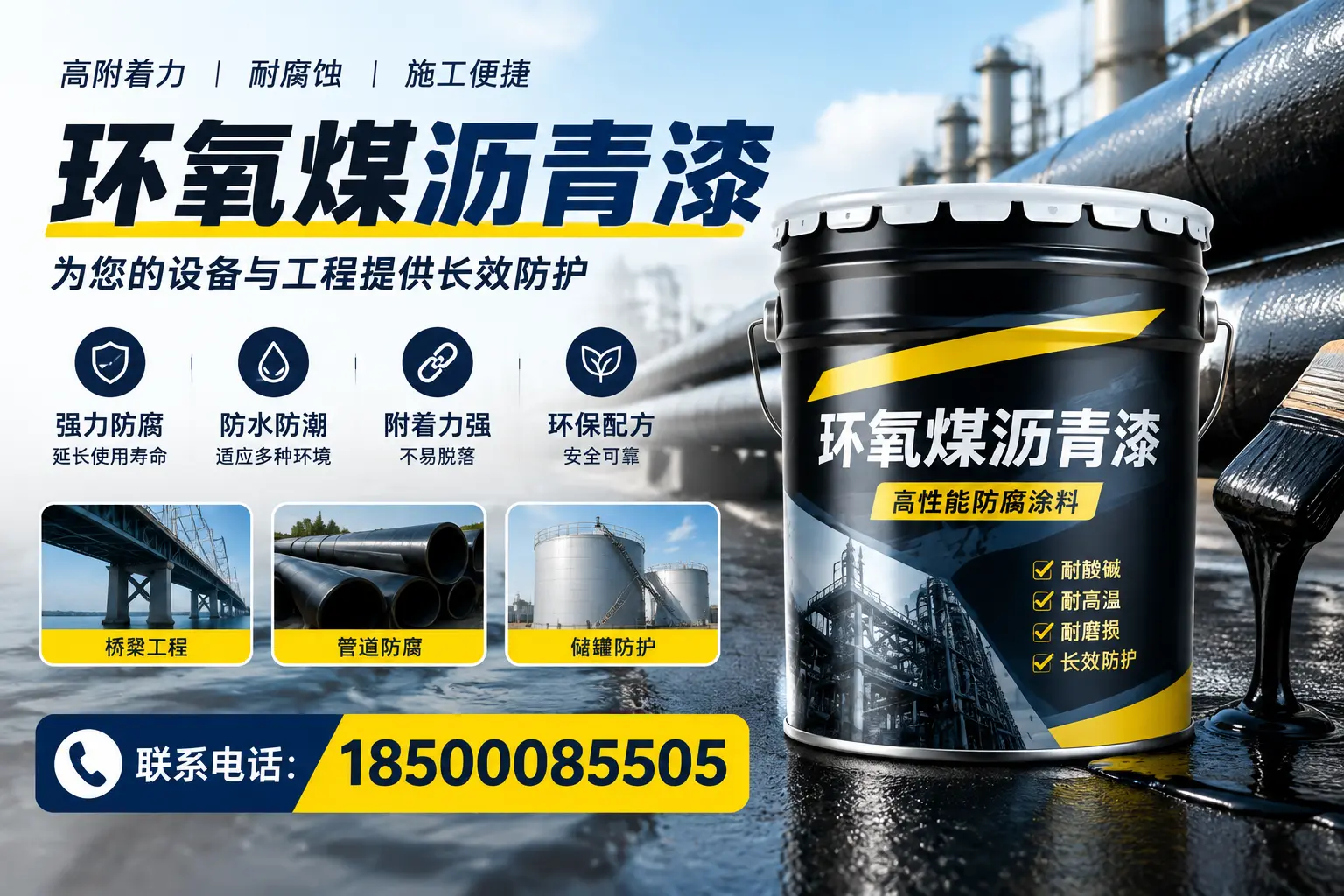 环氧煤沥青漆与其他涂料的对比分析，助力包头企业决策